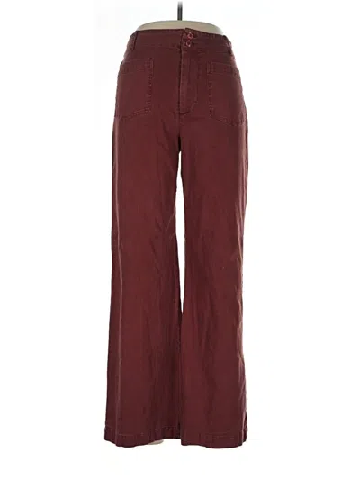 Pre-owned Yfb Casual Pants In Burgundy