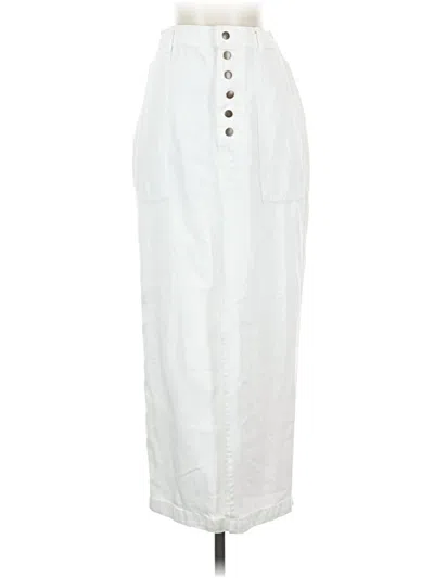 Pre-owned Yfb Casual Skirt In White