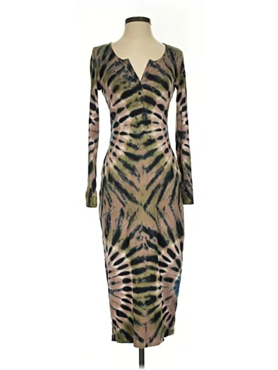 Pre-owned Yfb Cocktail Dress In Brown