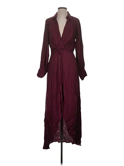 Pre-owned Yfb Cocktail Dress In Burgundy