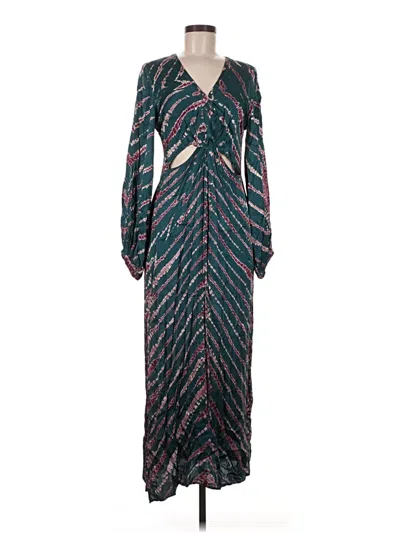 Pre-owned Yfb Cocktail Dress In Teal