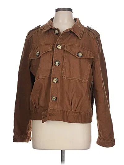 Pre-owned Yfb Jacket In Brown