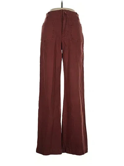Pre-owned Yfb Jeans In Burgundy