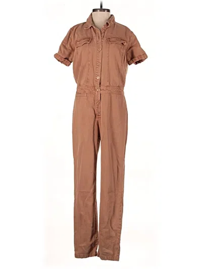 Pre-owned Yfb Jumpsuit In Brown