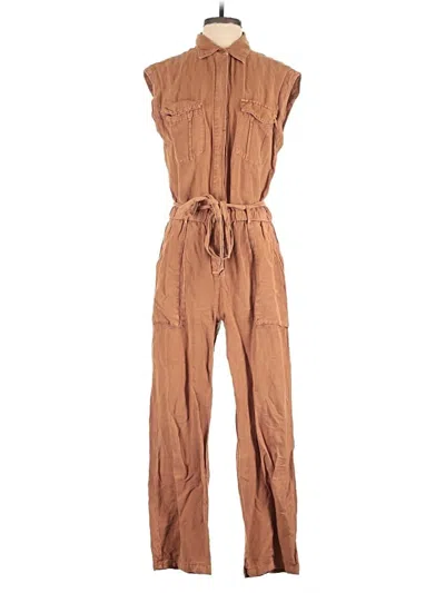 Pre-owned Yfb Jumpsuit In Brown