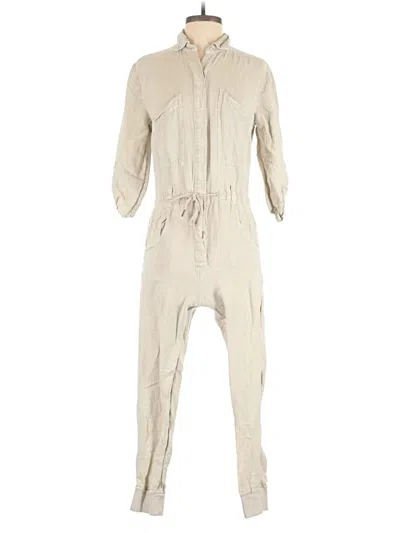 Pre-owned Yfb Jumpsuit In Tan