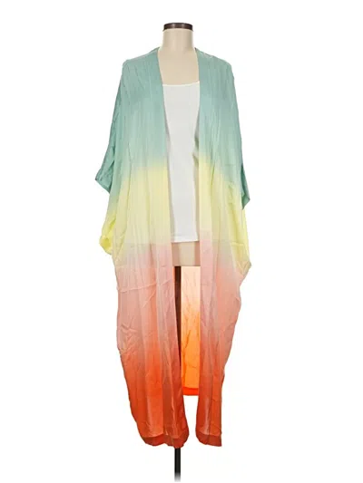 Pre-owned Yfb Kimono In Green