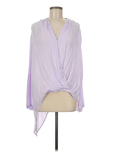 Pre-owned Yfb Long Sleeve Blouse In Purple
