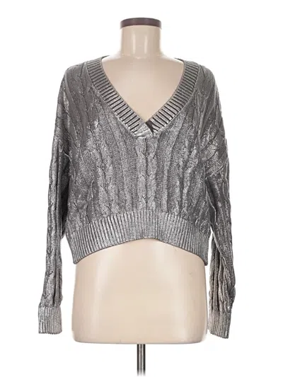 Pre-owned Yfb Pullover Sweater In Silver