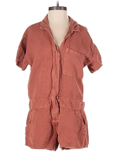 Pre-owned Yfb Romper In Brown