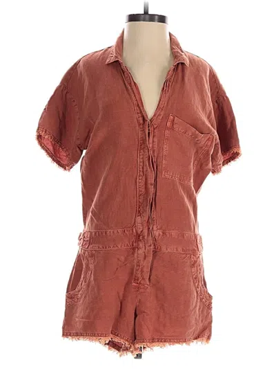 Pre-owned Yfb Romper In Red