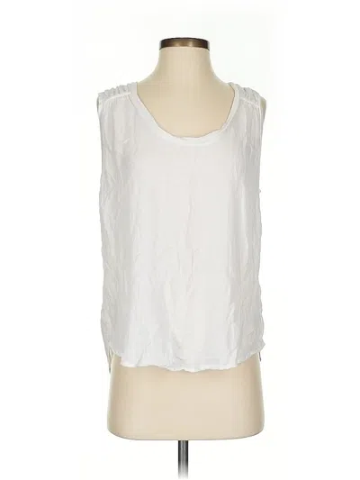 Pre-owned Yfb Sleeveless Blouse In White