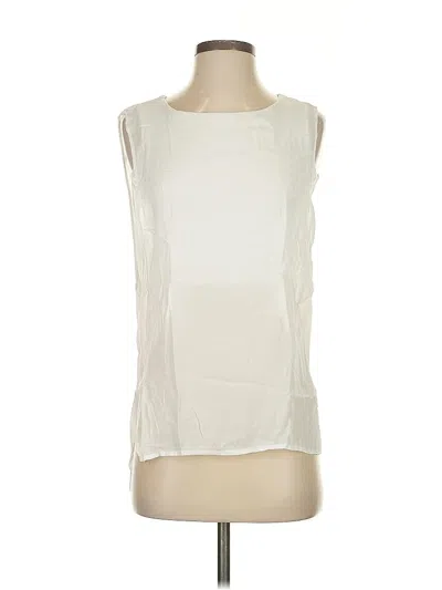 Pre-owned Yfb Sleeveless Blouse In White