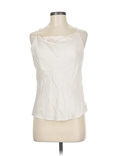 Pre-owned Yfb Sleeveless Blouse In White