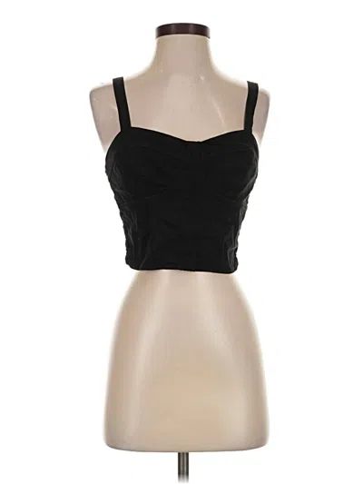 Pre-owned Yfb Sleeveless Top Black Sweetheart Neckline Tops