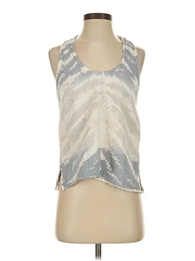 Pre-owned Yfb Tank Top Silver Halter Neckline Tops