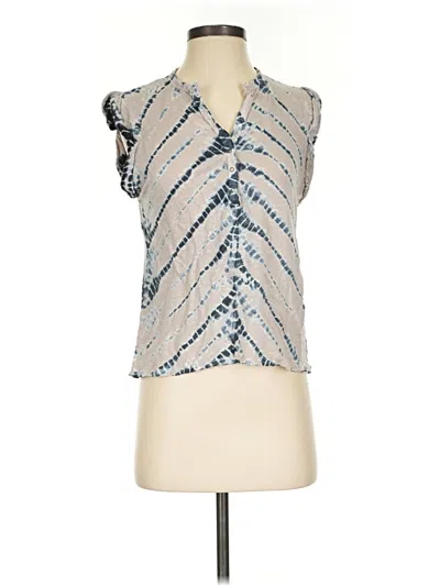 Pre-owned Yfb Tank Top Silver Halter Neckline Tops