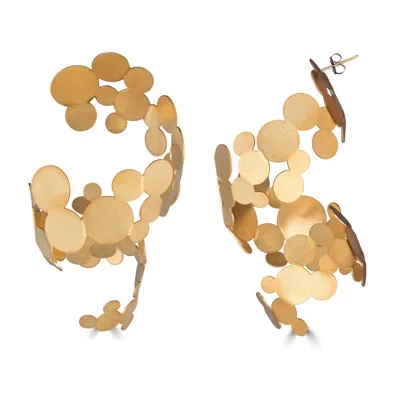 Y.han Design Women's Cascading Gold Earrings