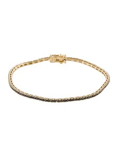 Pre-owned Yi Collection 18k 1.42ctw Diamond Tennis Bracelet, 6.5" In Multi
