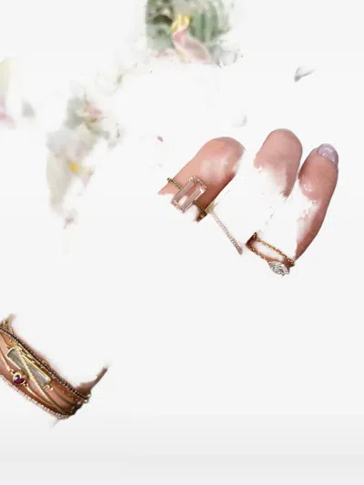 Yi Collection 18k黄金摩根石绿钻石戒指 In Gold