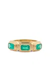 Yi Collection 18k Yellow Gold Baxter Emerald Ring In Gold