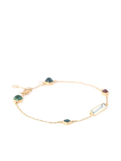 Yi Collection 18k黄金 Candy 海蓝宝石碧玺手链 In Yellow