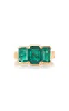 Yi Collection 18k Yellow Gold Emerald Ring In Green