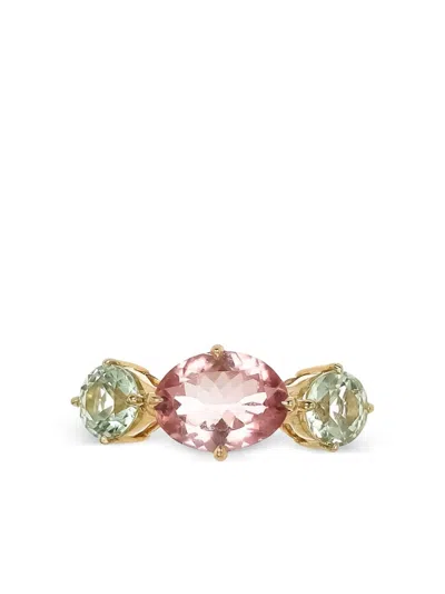 Yi Collection 18k Yellow Gold Macaroon Tourmaline Ring In Multi