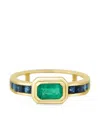 Yi Collection Circa Emerald And Sapphire Ring In Multi