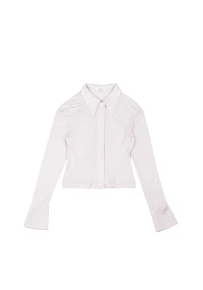 Yibri Women's Neutrals Fitted Jersey Shirt- Nude