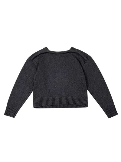 Yibri Wool-cashmere Knit Sweater In Black