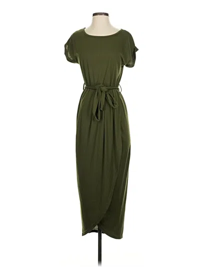 Pre-owned Yidarton Casual Dress In Green