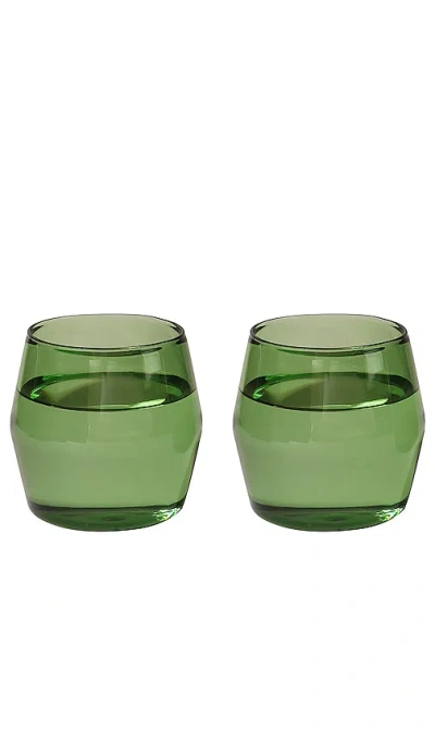Yield Century Glass 6oz Set In Verde