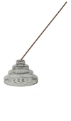 Yield Glass Meso Incense Holder In Gray