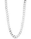 Yield Of Men 18k Over Silver 12mm Curb Chain Necklace