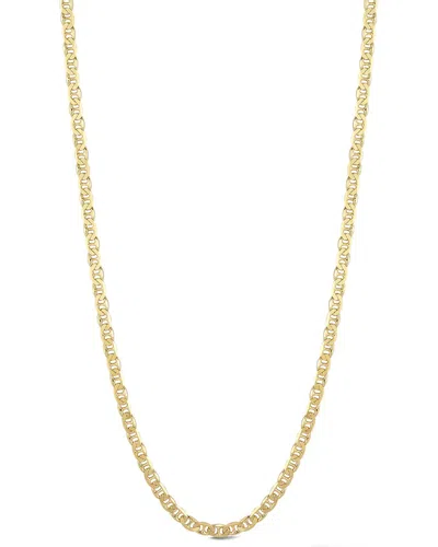 Yield Of Men 18k Over Silver 6mm Mariner Chain Necklace