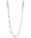 Yield Of Men Silver 11mm Figaro Chain Necklace