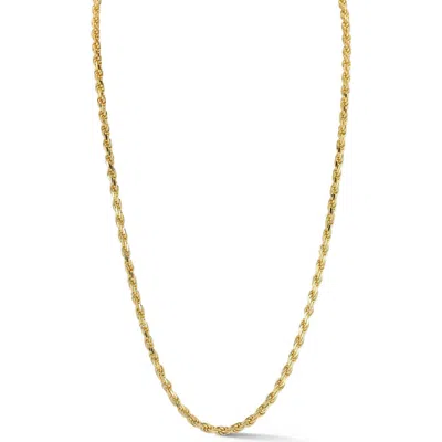 YIELD OF MEN 3MM ROPE CHAIN NECKLACE