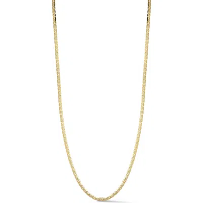 Yield Of Men 4mm Mariner Chain Necklace In Gold