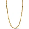 Yield Of Men 5mm Rope Chain Necklace In Gold