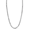 Yield Of Men 5mm Rope Chain Necklace In Silver