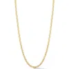 Yield Of Men 6mm Mariner Chain Necklace In Gold