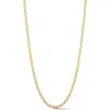 Yield Of Men 6mm Mariner Chain Necklace In Gold