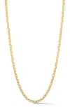 Yield Of Men 6mm Mariner Chain Necklace In Gold