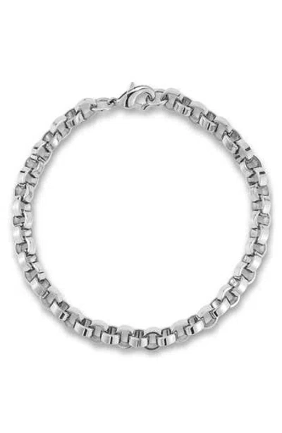 Yield Of Men Circle Link Bracelet In Gray