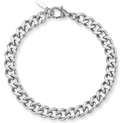 Yield Of Men Curb Chain Bracelet In Metallic