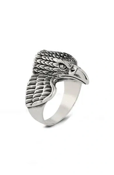 Yield Of Men Eagle Ring In Metallic