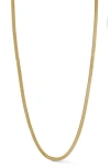 Yield Of Men Herringbone Chain Necklace In Gold