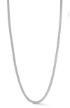 Yield Of Men Herringbone Necklace In Metallic