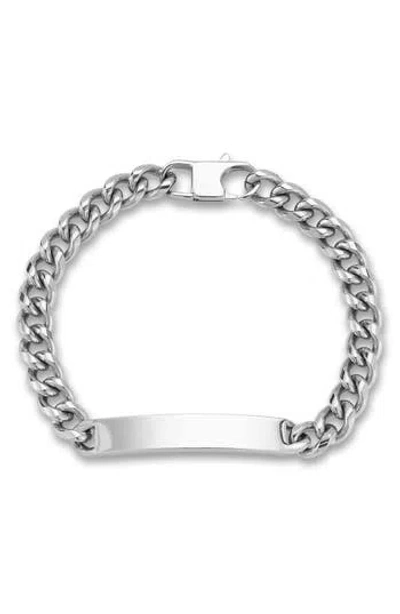 Yield Of Men Id Tag Bracelet In Metallic